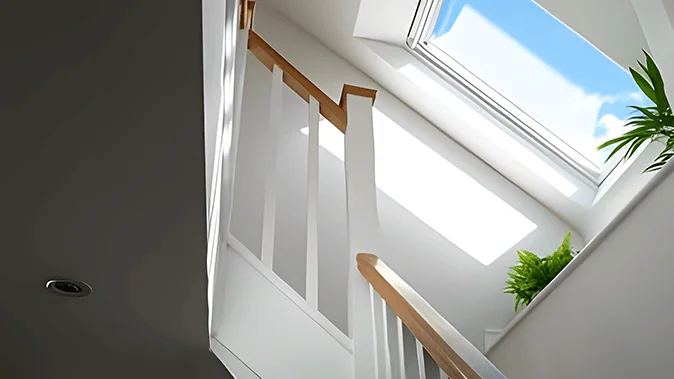 Image showing different types of stairs suitable for a loft conversion.
