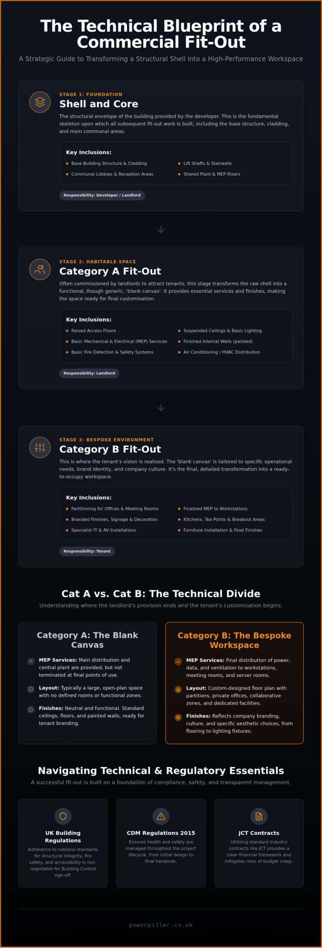 Cat A vs Cat B Fit Out London - 2026 Commercial Office Guide